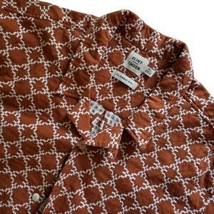 Flint and Tinder Huckberry Mens XL Classic Fit Dobby Camp Collar Shirt